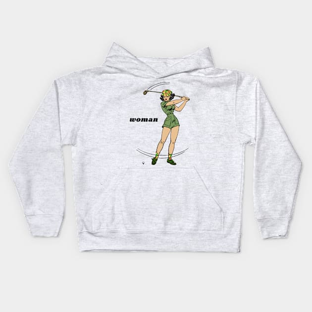 Super woman Kids Hoodie by KOTB